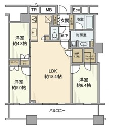 CHIBA CENTRAL TOWERの物件間取画像